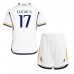 Real Madrid Lucas Vazquez #17 Barnkläder Hemma matchtröja till baby 2023-24 Kortärmad (+ Korta byxor) Billigt